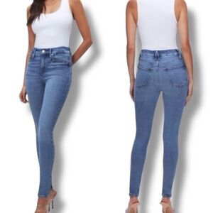 Good American Good Legs High Rise Jeans in Indigo268 Plus Size 30 NWT